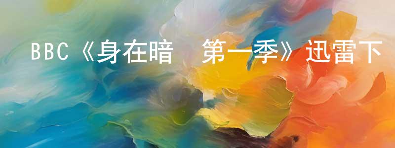 陳乃榕發布BBC《身在暗處第一季》迅雷下載/在線觀看/百度云-犯罪/歷史載-美劇天堂